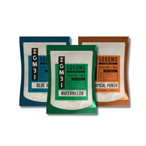 Zombi Delta 8 + THCA Gummies | 5000mg