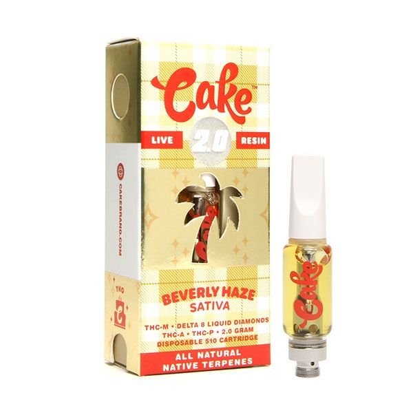 Cake TKO 510 Cartridge | 2g, Strain: Beverly Haze