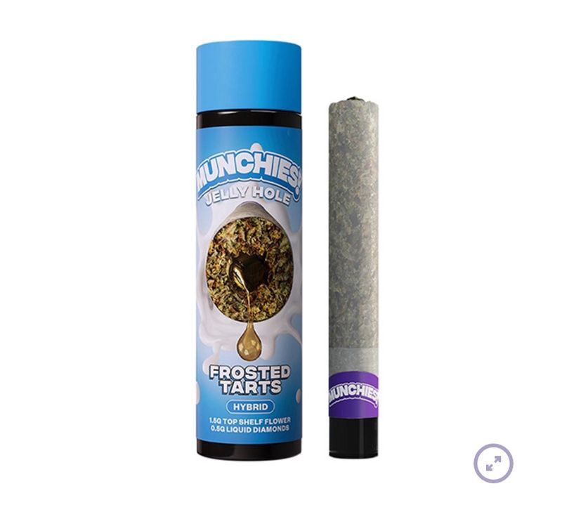 Munchies THCa Pre-Rolls Single, Flavor: Frosted Tarts