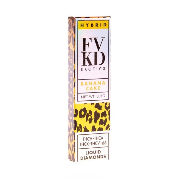 FVKD Exotics Liquid Diamonds THC-A | 3.5g, Strain: Banana Cake