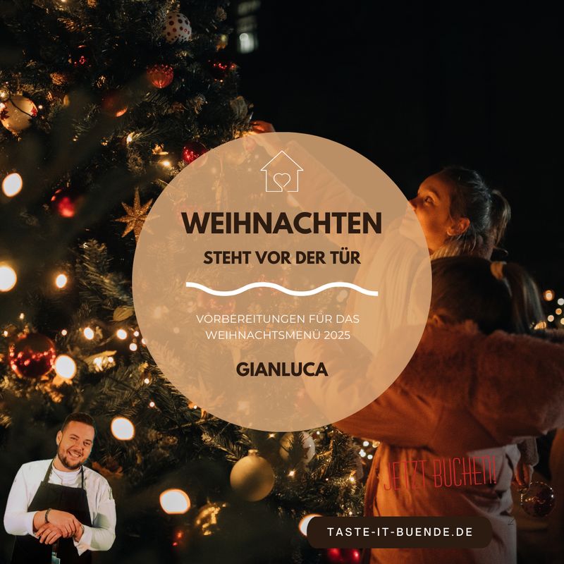 KOCHKURS - Weihnachten steht vor der Tür | Sonntag , 30.11.2025 KOCHKURS - Weihnachten steht vor der Tür | Sonntag , 30.11.2025
