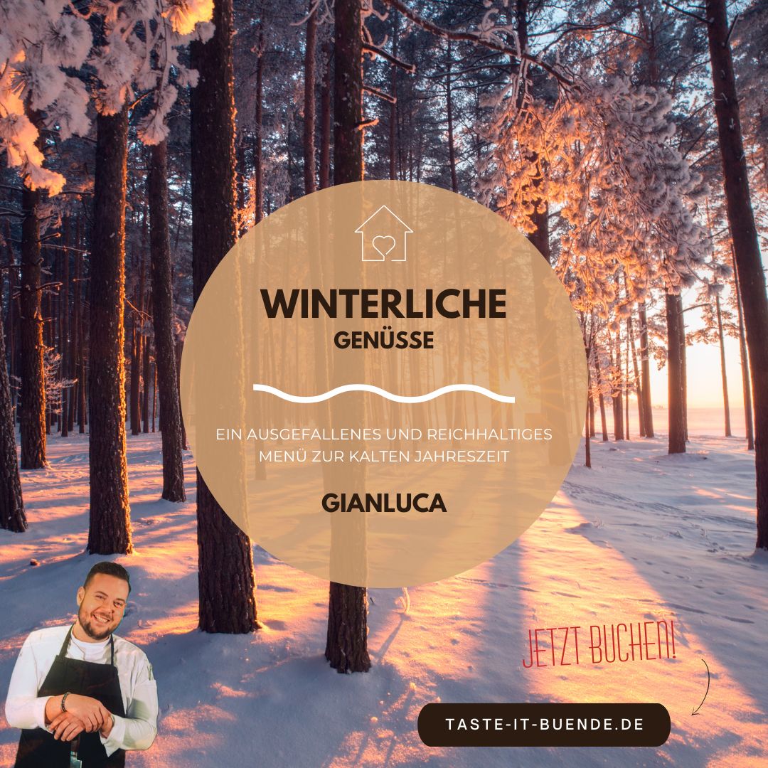 KOCHKURS - Winterliche Genüsse | Samstag , 10.01.2026 KOCHKURS - Winterliche Genüsse | Samstag , 10.01.2026