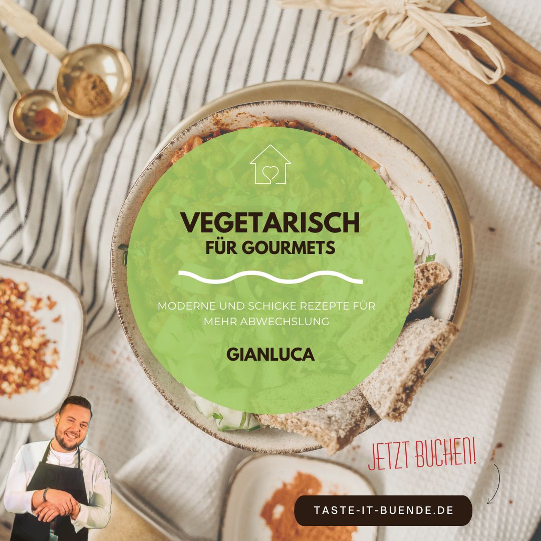 KOCHKURS - Vegetarisch für Gourmets | Freitag, 06.11.2026 KOCHKURS - Vegetarisch für Gourmets | Freitag, 06.11.2026