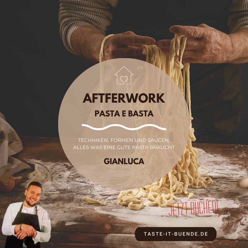 AFTERWORK - Pasta e Basta | Dienstag, 17.11.2026 AFTERWORK - Pasta e Basta | Dienstag, 17.11.2026