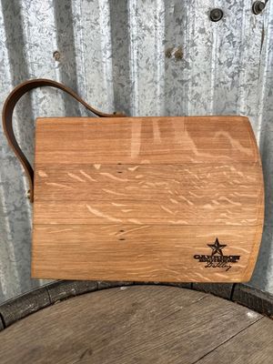 GB Cutting Board w/Leather Strap