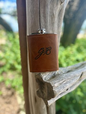 Garrison Brothers Leather Flask 8 oz.
