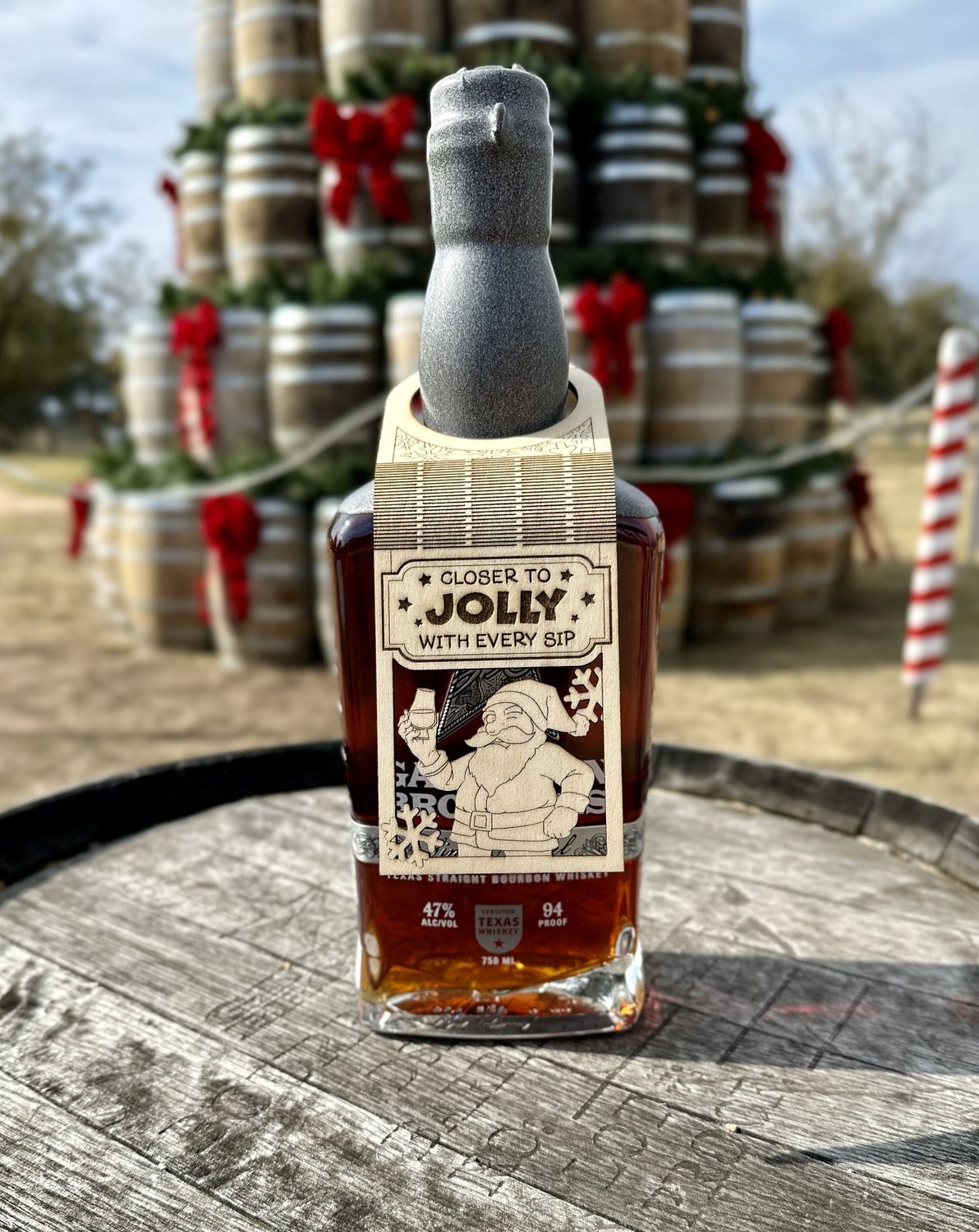 Christmas Bottle Hanger