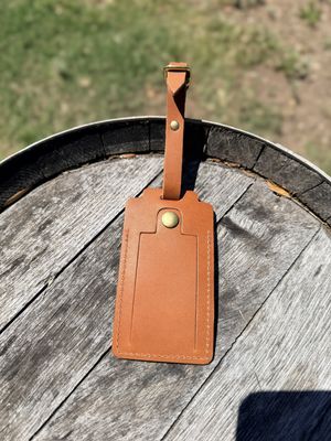 Leather Luggage Tag
