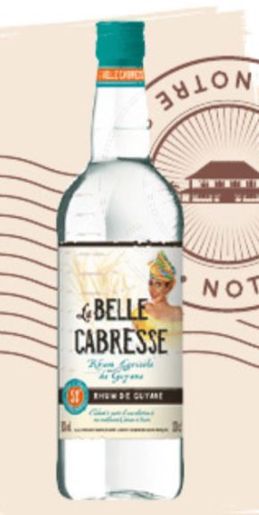 Rhum Blanc Agricole ( 1L) - La Belle Cabresse