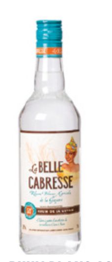 Rhum Blanc Agricole (70cl) -La belle Cabresse