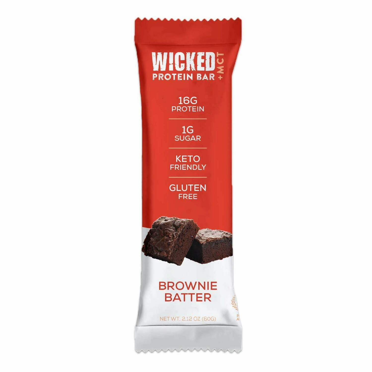 WICKED REFRIGERATED BROWNIE BATTER PROTEIN BAR