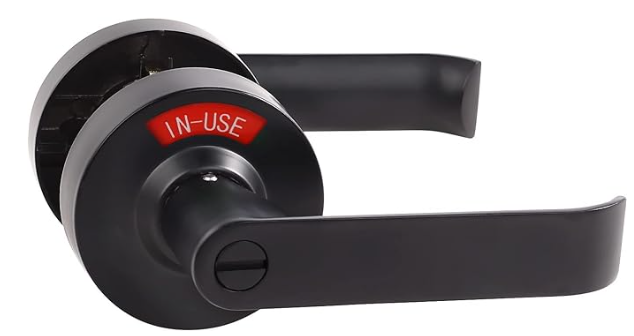 Bathroom door hardware