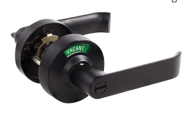 Bathroom door hardware