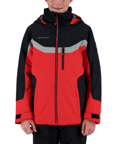 2023 Obermeyer Fleet *Y JKT, Color: BRAKELIGHT, Size: X-Small