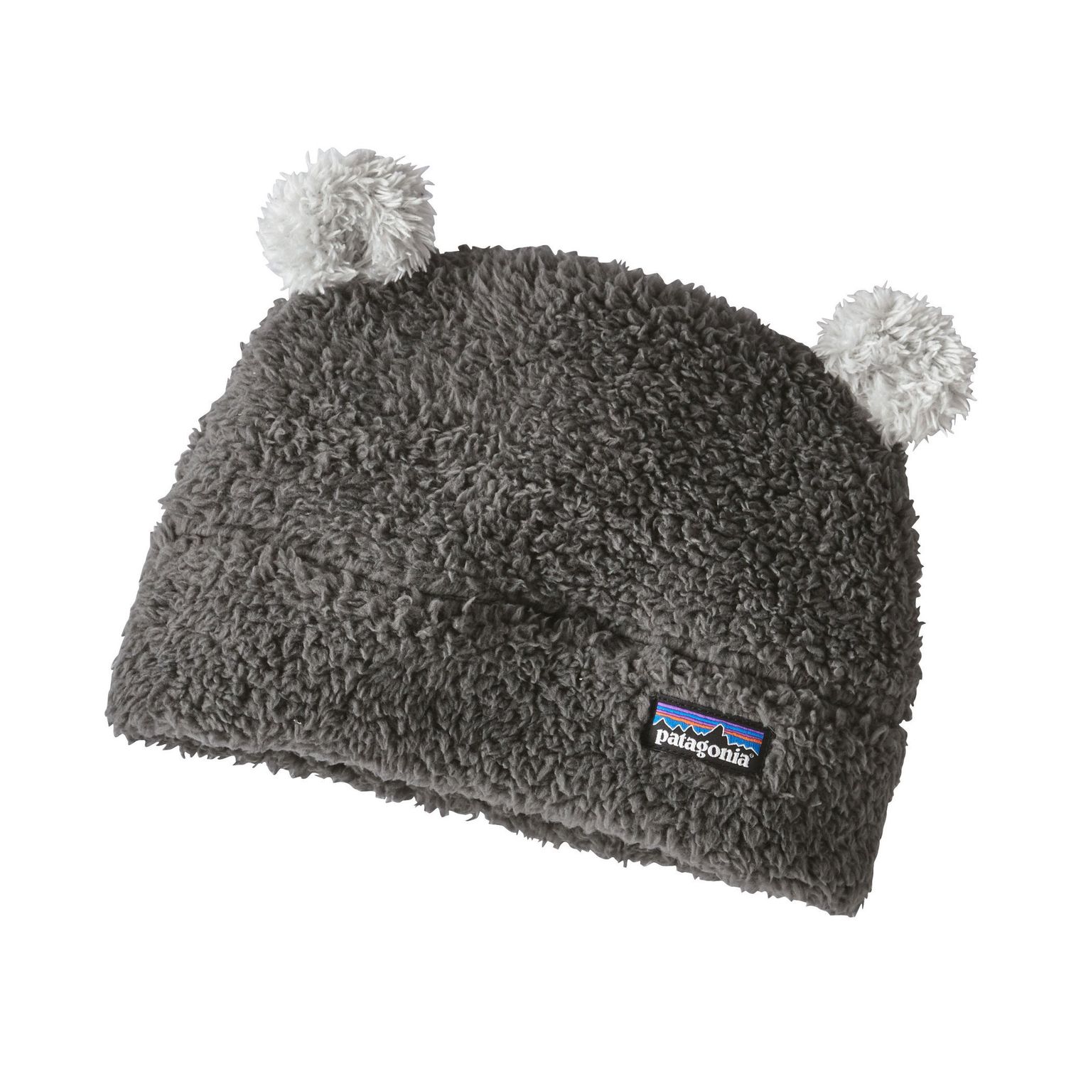 2025 Patagonia Baby Furry Friends Hat, Color: Forge Grey w/Drifter Grey, Size: 3M