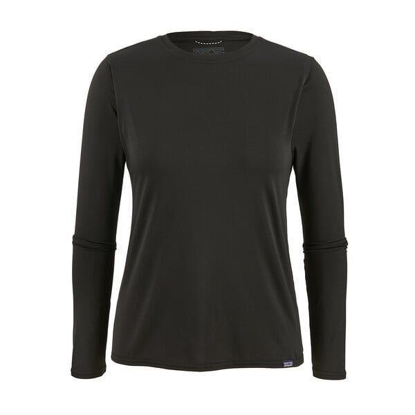 22 Patagonia Women's Long-Sleeved Capilene Cool Daily Shirt, Color: Black, Size: X-Small