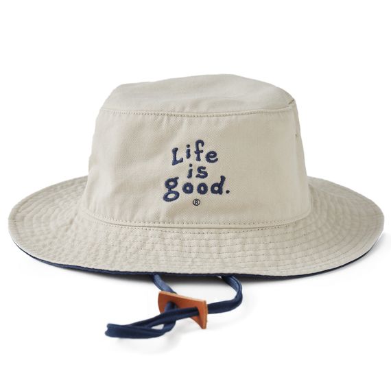 2022 LIG BUCKET HAT LIG VINTAGE WORDMARK, Color: Bone