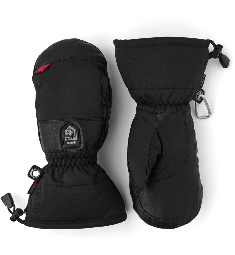 Hestra Uni Power Heated Mitt, Color: Black, Size: 6