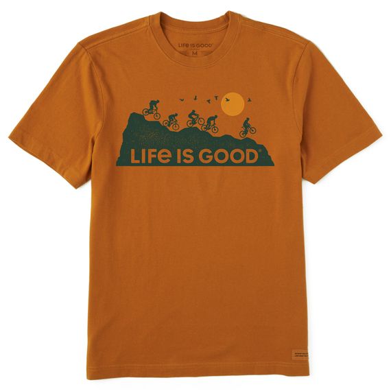2022 LIG M M CRUSHER TEE RIDE ON AND ON, Color: Coffee Brown, Size: Small