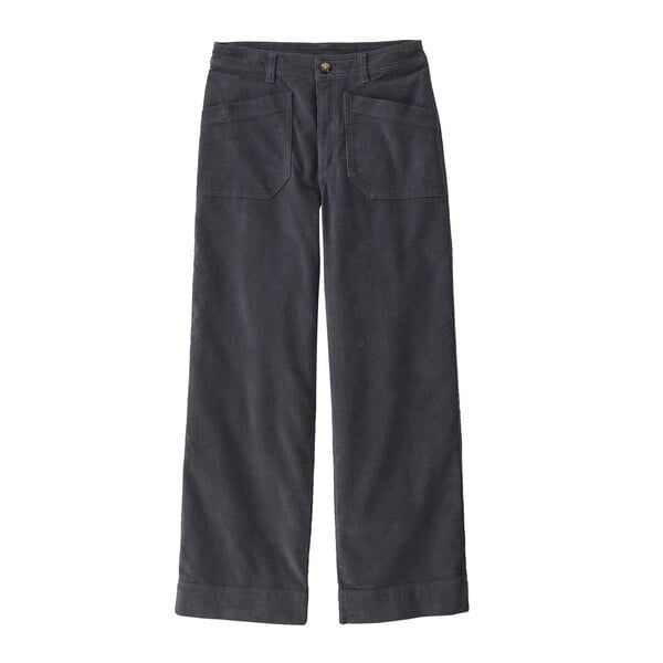 2024 Patagonia W&#39;s Wide Leg Cord Pants, Color: Smolder Blue, Size: 6