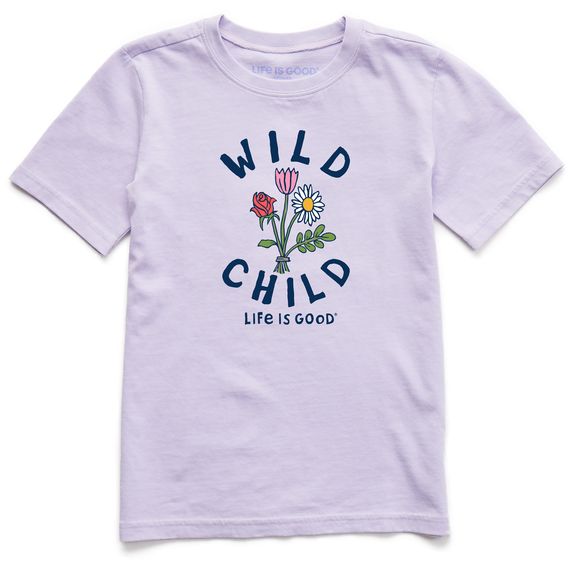 2022 LIG K SS CRUSHER TEE WILD CHILD WILDF, Color: Lilac Purple, Size: X-Small