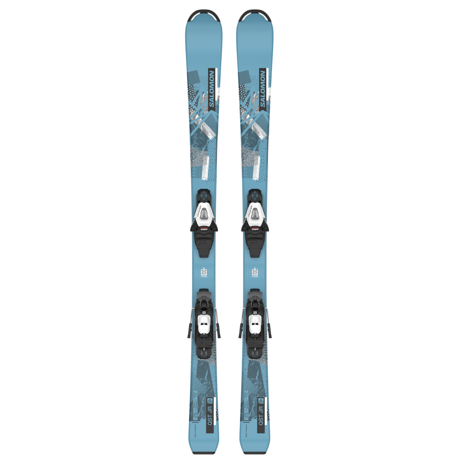 2023 Salomon QST Jr S, Size: 120cm + C5 GW J75 Gy