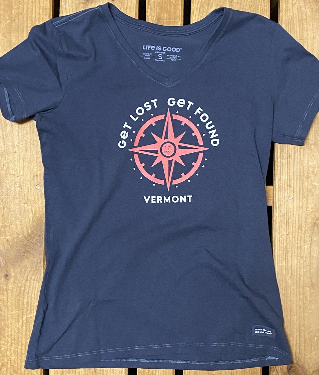 2023 LIG VT W SSV CRUSHER ND GET LOST COMPASS, Color: Darkest Blue, Size: X-Small