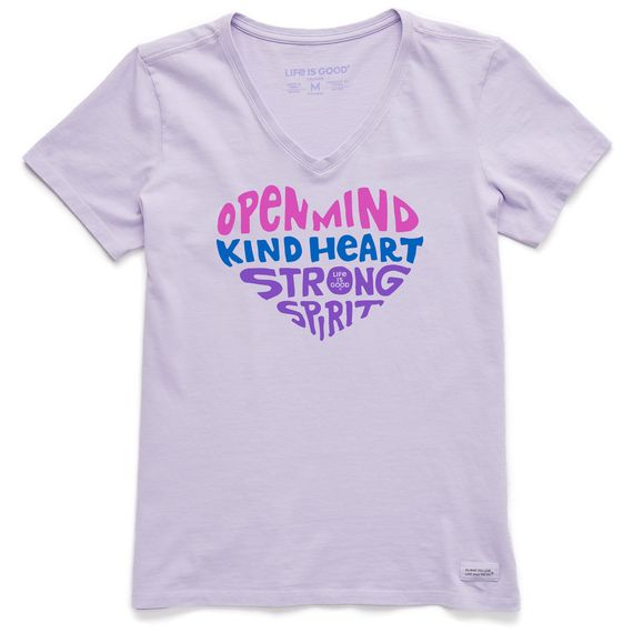 2022 LIG W CRUSHER-LITE VE OPEN MIND HEART , Color: Lilac Purple, Size: Small