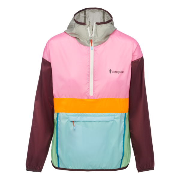 2023s Cotopaxi Ws Teca Half-Zip Windbreaker, Color: Bulls Eye, Size: X-Small