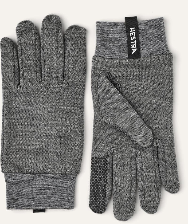 2025 Hestra Merino Touch Point Glove, Color: Grey, Size: 5
