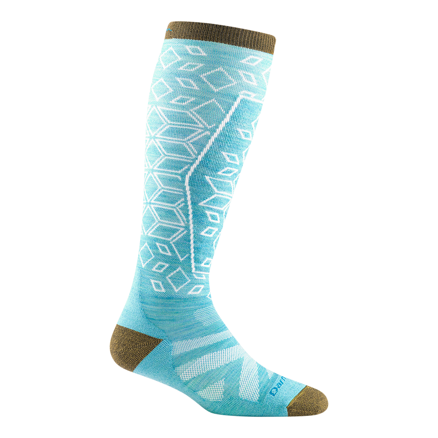 2023 DT 8022 OTC LtWt w/Cushion w/ Pad Shin, Color: Aqua, Size: Small