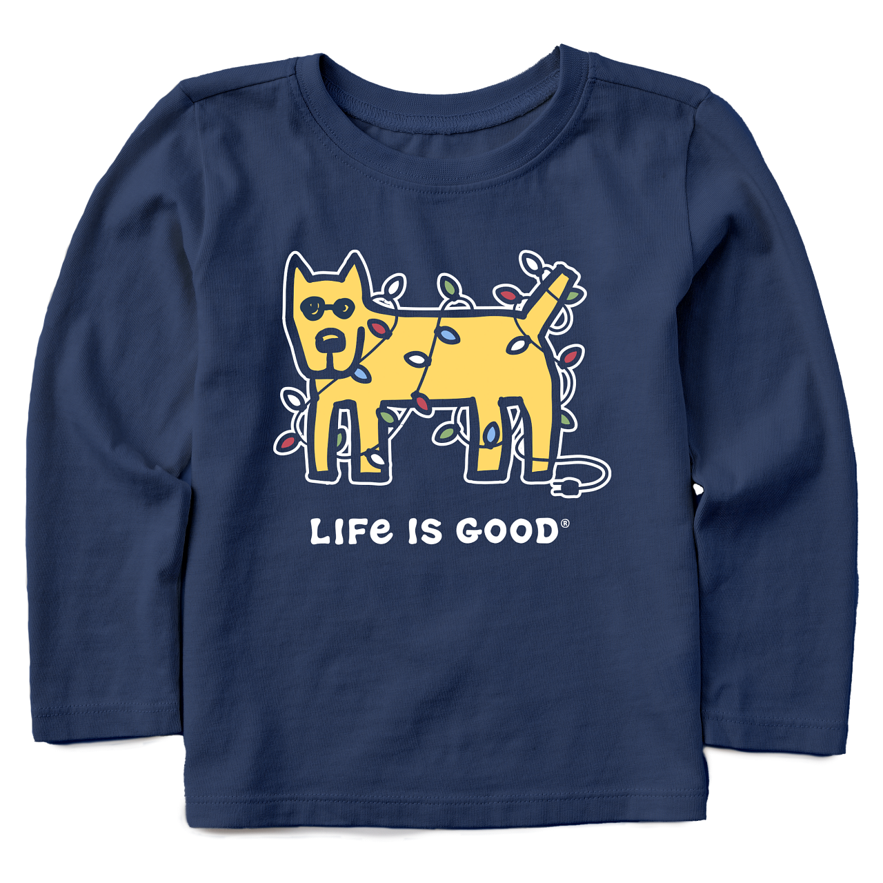 2023 LIG T LS CRUSHER TEE ROCKET HOLIDAY , Color: Darkest Blue, Size: 2T