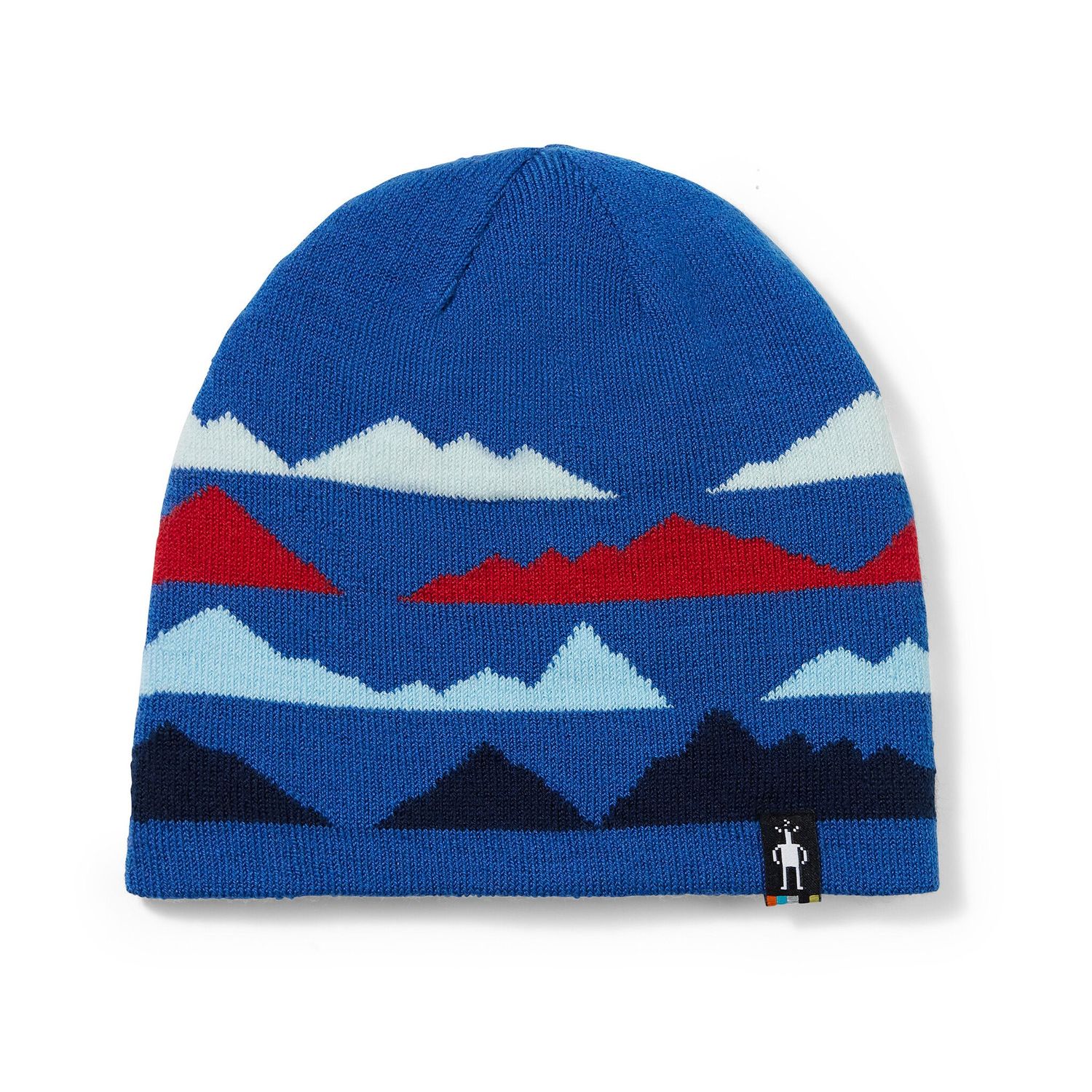 2024 SW Kid Mountain Pattern Beanie, Color: BLUEBERRY HILL, Size: SMALL/MEDIUM