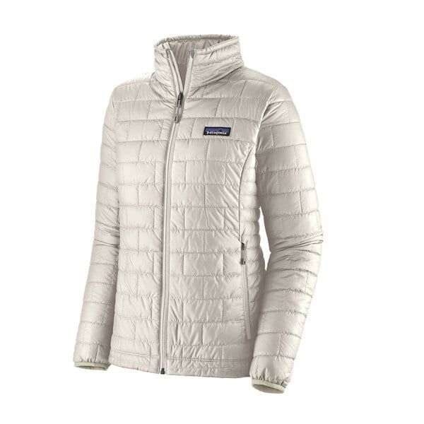 2026 Patagonia W Nano Puff Jkt, Color: Birch White, Size: X-Small