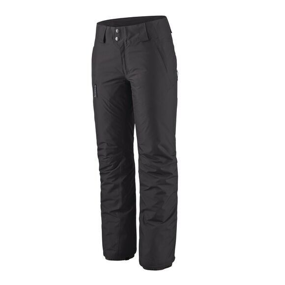 2026 Patagonia W Insulated Powder Town Pants, Color: Black, Size: R-X-Small