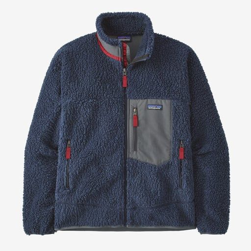 2026 Patagonia M Classic Retro-X Jkt, Color: New Navy w/Wax Red, Size: Medium