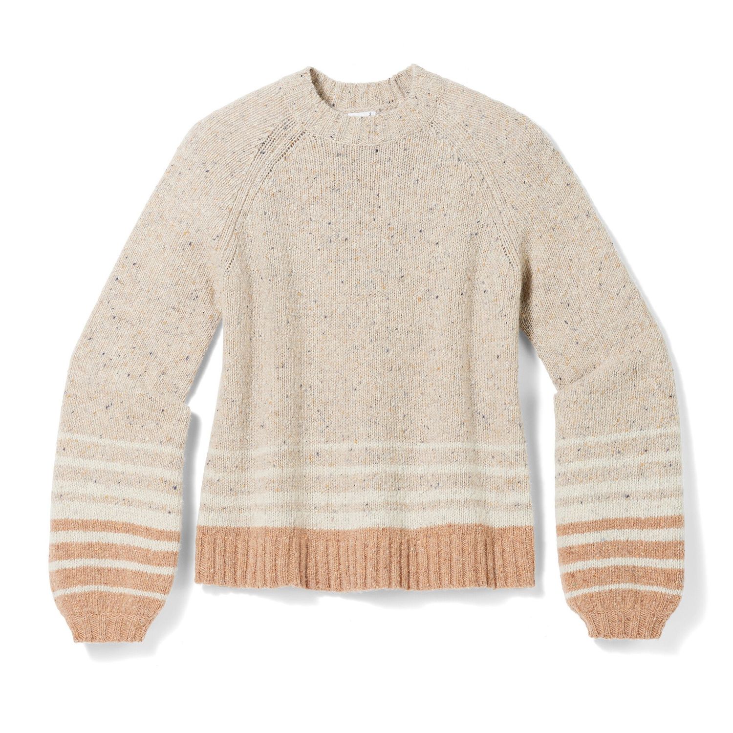 2025 SW W Cozy Lodge Ombre Sweater, Color: OAT HEATHER, Size: X-Small