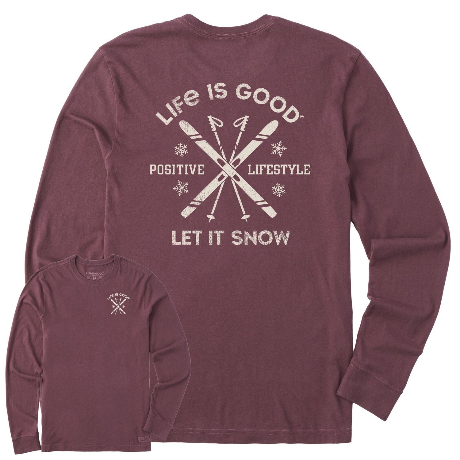 2024 LIG M LST LET IT SNOW SKI , Color: Mahogany Brown, Size: Medium
