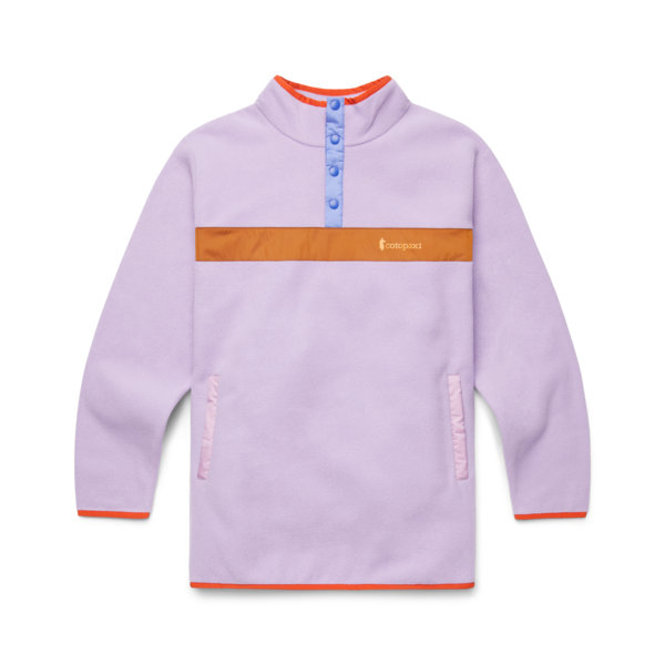 2024 Cotopaxi W Teca Fleece Pullover - Plus Size, Color: Fresh Flowers, Size: X-Large