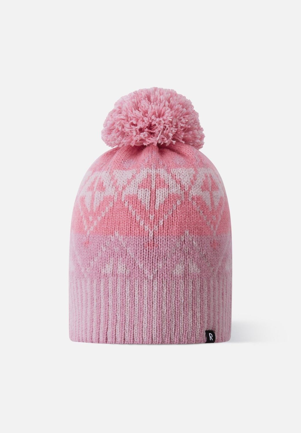 2025 Reima Beanie Pohjoinen, Color: Grey Pink, Size: 52cm
