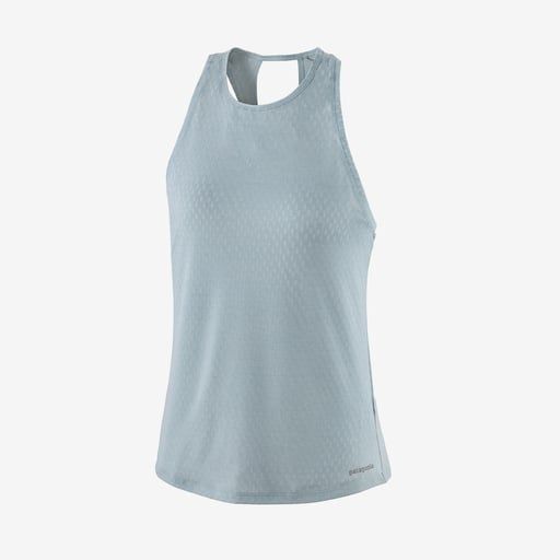 2023s Patagonia Women&#39;s Ridge Flow Tank, Color: Steam Blue, Size: X-Small