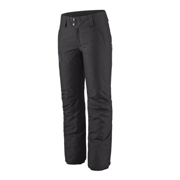 2025 Patagonia W&#39;s Insulated Powder Town Pants Short, Color: Black, Size: S-X-Small