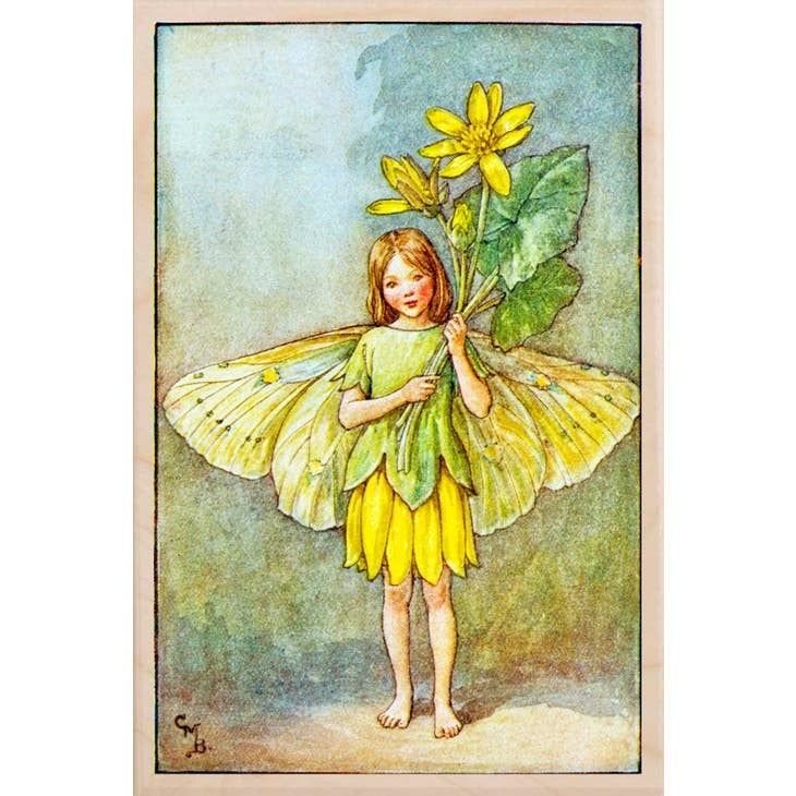 2024 WPC Wooden Postcard, Print-Design: Celandine Fairy