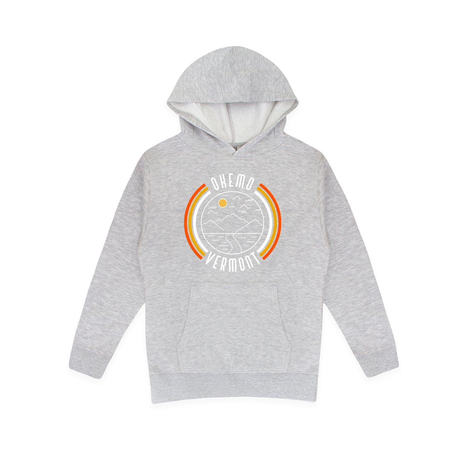 2024 Y Hoodie Okemo Flyer, Color: Athletic Heather, Size: Small