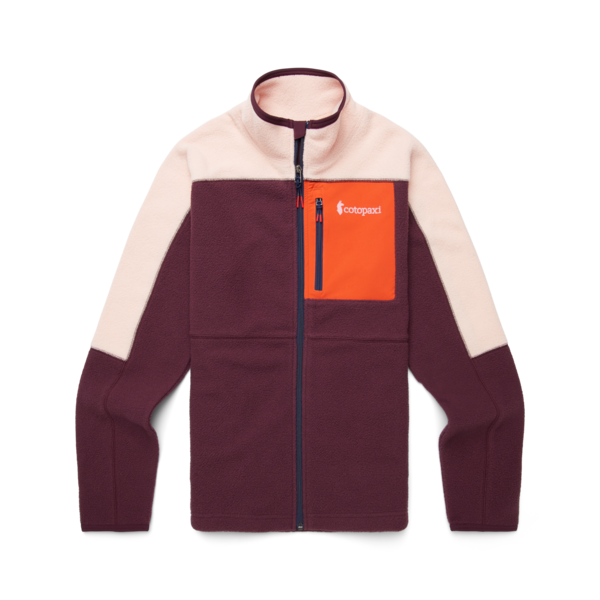 2024 Cotopaxi W Abrazo Fleece Full-Zip Jacket, Color: Rosewood/Wine, Size: Small