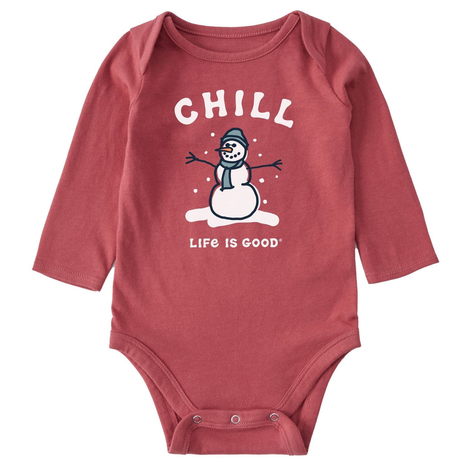 2024 LIG I LSB CHILL SNOWMAN, Color: Faded Red, Size: 0-3