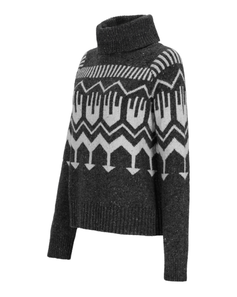 2024 Obermeyer W Willow Turtleneck Sweater , Color: Basalt, Size: Small