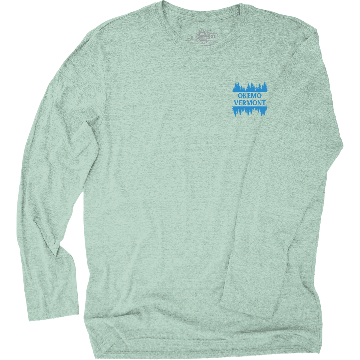 2024 TDC Winter Scene LS, Color: Heather Seaglass, Size: X-Small