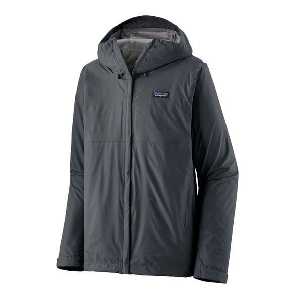 2025s Patagonia M's Torrentshell 3L Rain Jkt, Color: Smolder Blue, Size: X-Small