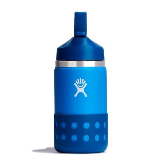 HF 24s 12 OZ K STRAW LID AND BOOT, Color: LAKE